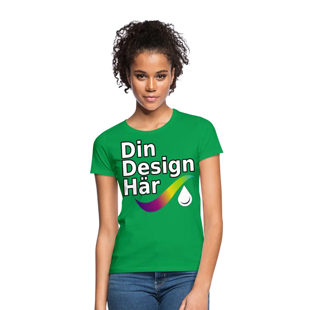 Designa T-shirt Dam Kelly Grön / s - Designa Och Tryck Online