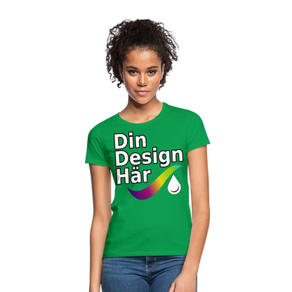 Designa T-shirt Dam Kelly Grön / s - Designa Och Tryck Online