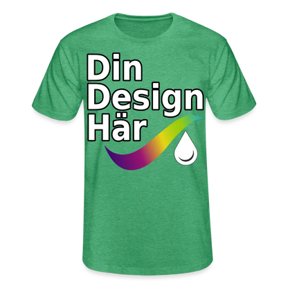 Designa T-shirt Herr Från Fruit Of The Loom Ljunggrön / s - Designa Och Tryck Online