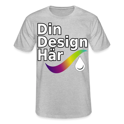 Designa T-shirt Herr Från Fruit Of The Loom Gråmelerad / s - Designa Och Tryck Online