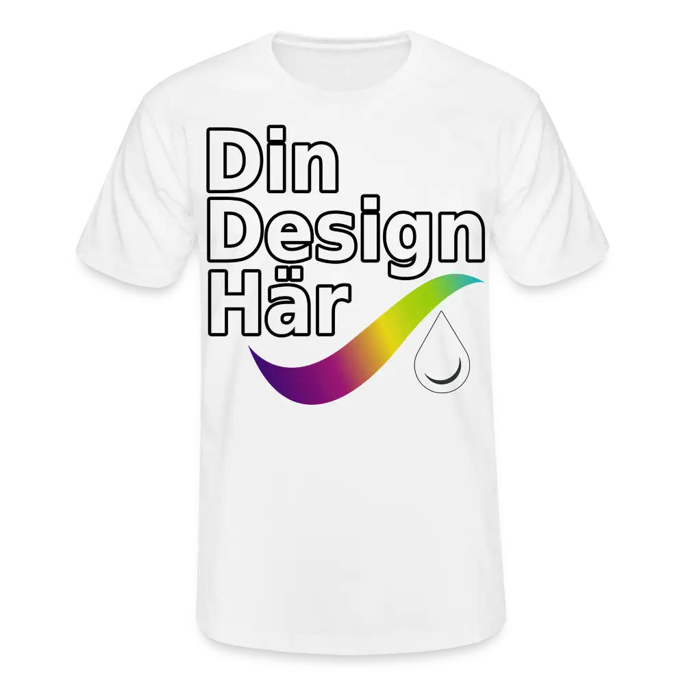 Designa T-shirt Herr Från Fruit Of The Loom Vit / s - Designa Och Tryck Online