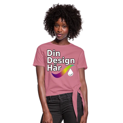 Designa T-shirt Med Knut Dam - Designa Och Tryck Online