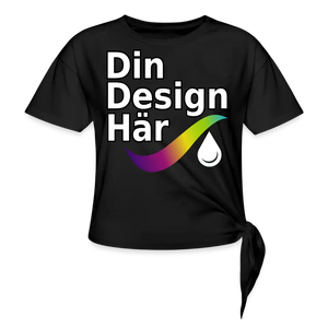T-shirt Med Knut Dam - Black / s