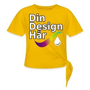 T-shirt Med Knut Dam - Sun Yellow / s