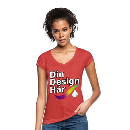 Designa Vintage-t-shirt Dam Ljungröd / s - Designa Och Tryck Online