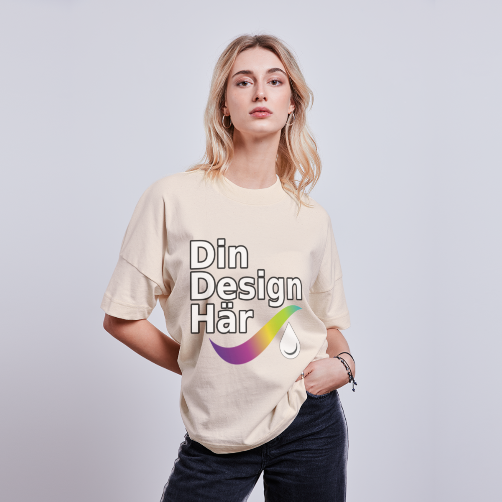 Ekologisk oversize-T-shirt BLASTER unisex från Stanley/Stella - naturvit